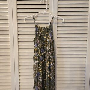 Old Navy Kids Floral Dress - Olive and Lavender